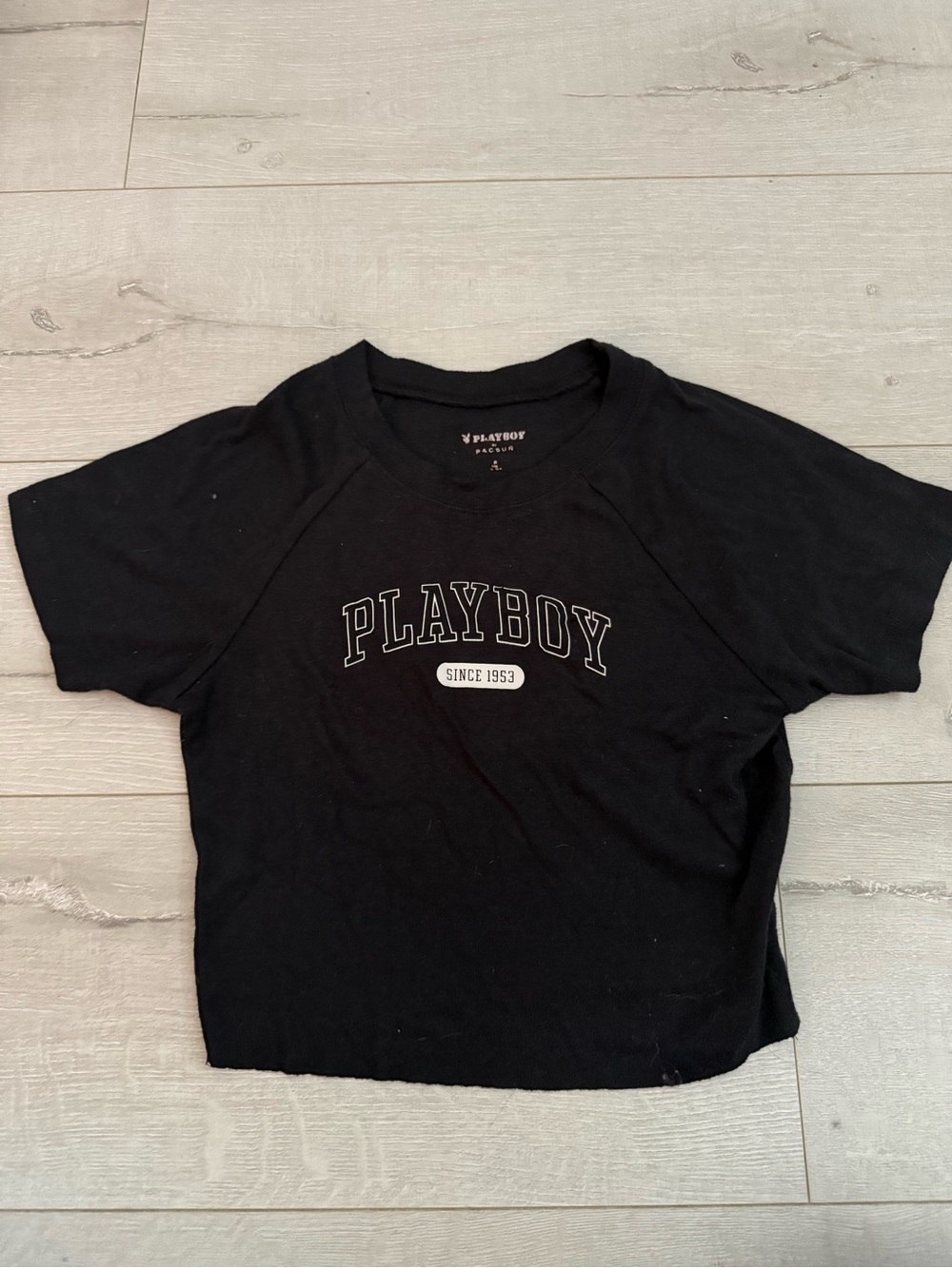 Playboy Black Graphic Tee - PLAYBOY Logo